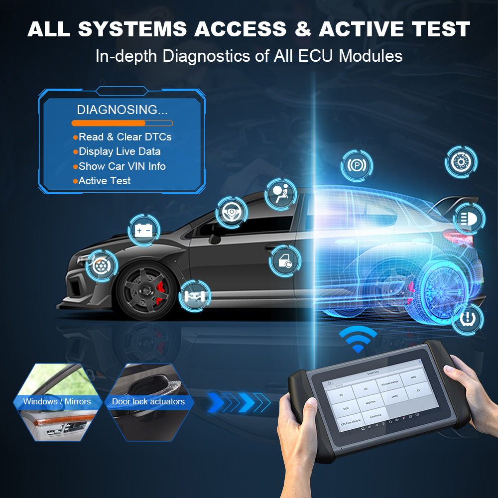 OE Level All Diagnostic Systems + Bidirectional Control
