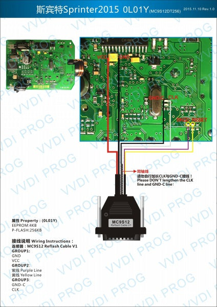 VVDI Prog Connection for Sprinter