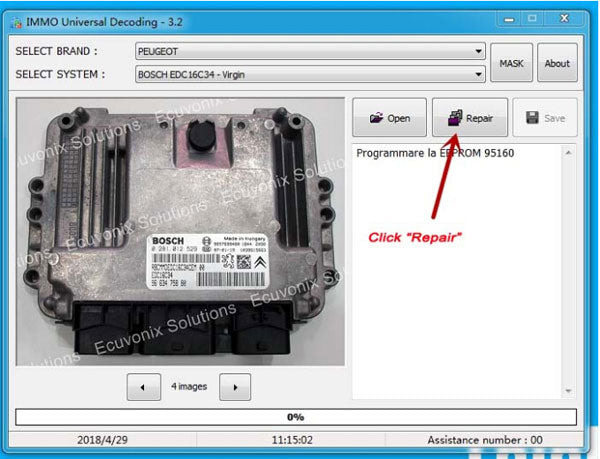 IMMO Universal Decoding Remove the IMMO Code of ECU