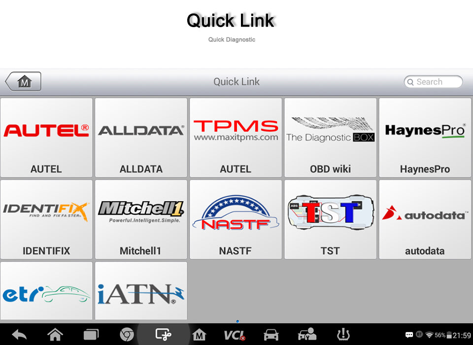 Autel MaxiPRO MP808TS OBDII Car Automotive Diagnostic Tool QUICK LINK