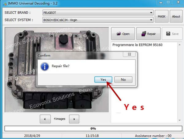 IMMO Universal Decoding Remove the IMMO Code of ECU