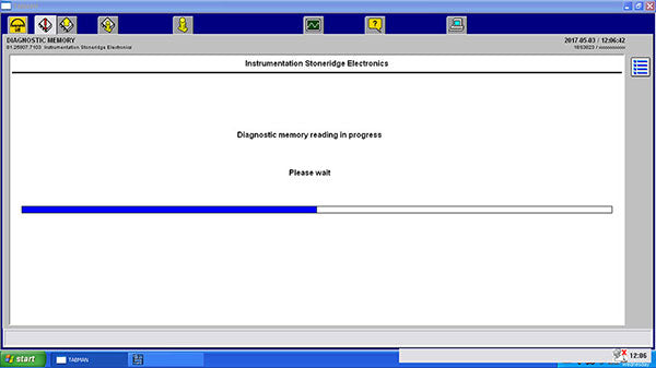 MAN VCI Lite Diagnostic Scanner Software Display: