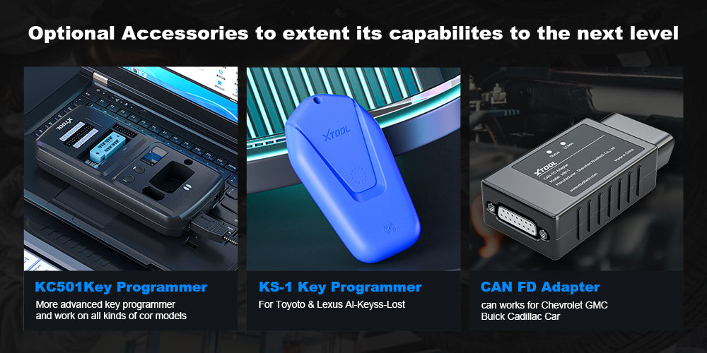 XTool IK618 Compatible with KC-501, KS-1, Can FD Key Programmers
