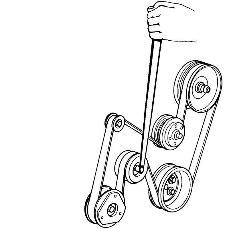 8-Piece Idler Pulley Adjustment Wrench Set's Usage