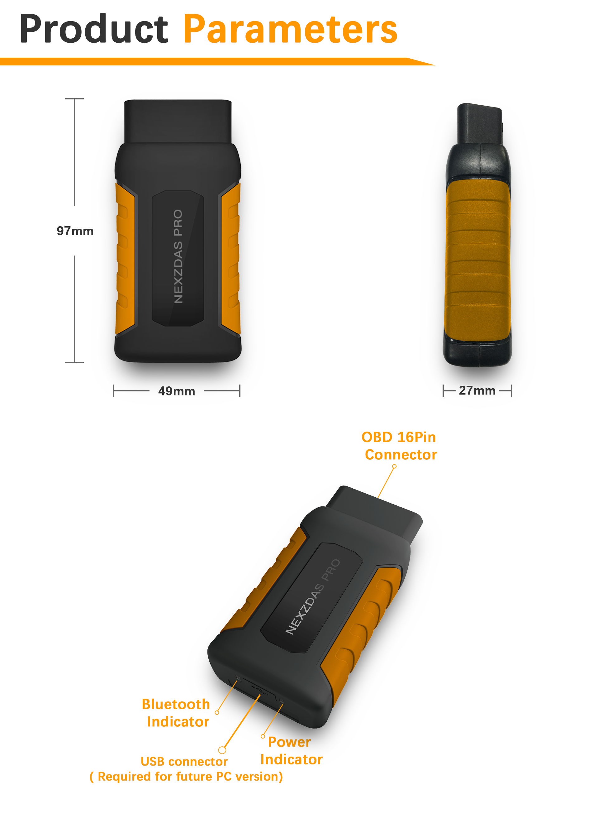 NexzDAS Pro Full System Diagnostic Tool