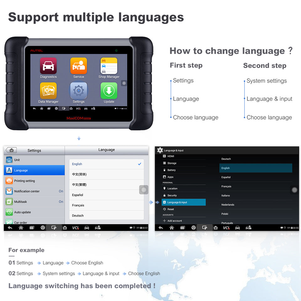 Support More Multi-Languages: