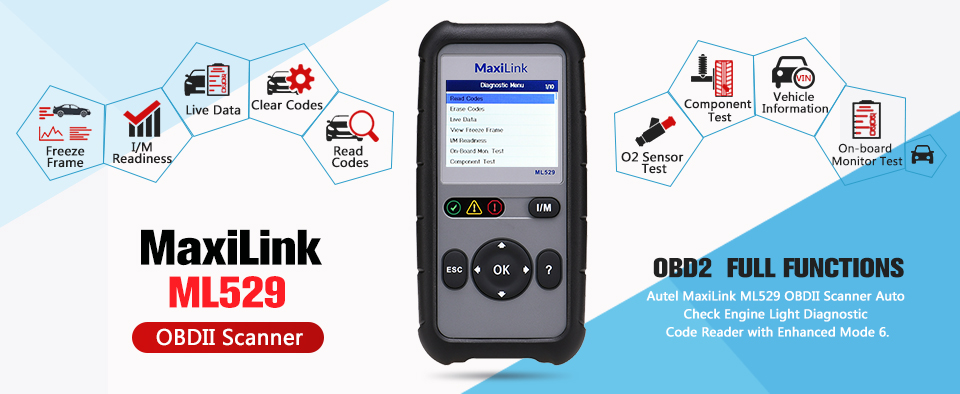 Autel MaxiLink ML529 OBD2 Scanner