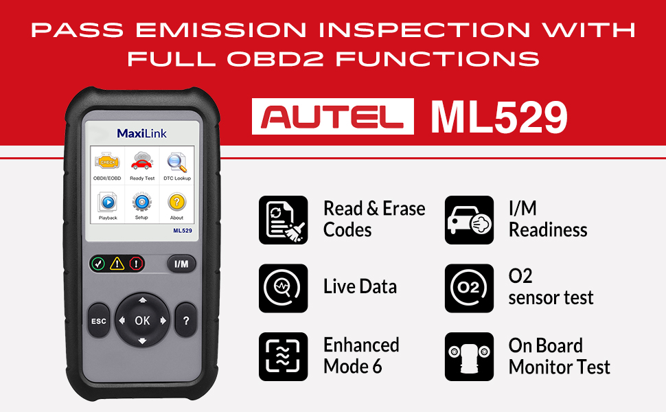 Autel MaxiLink ML529 OBD2扫描仪