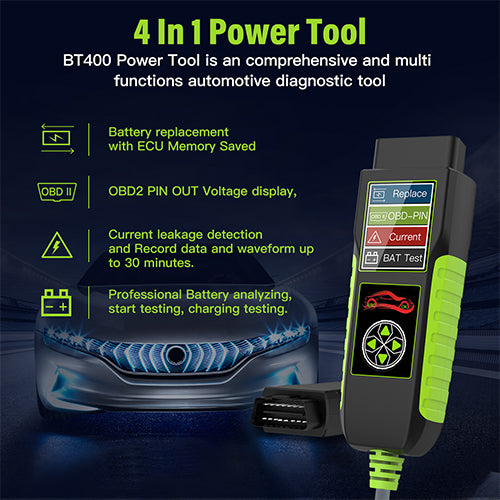 TopDiag BT400 4-in-1 Automotive Smart Battery Tester