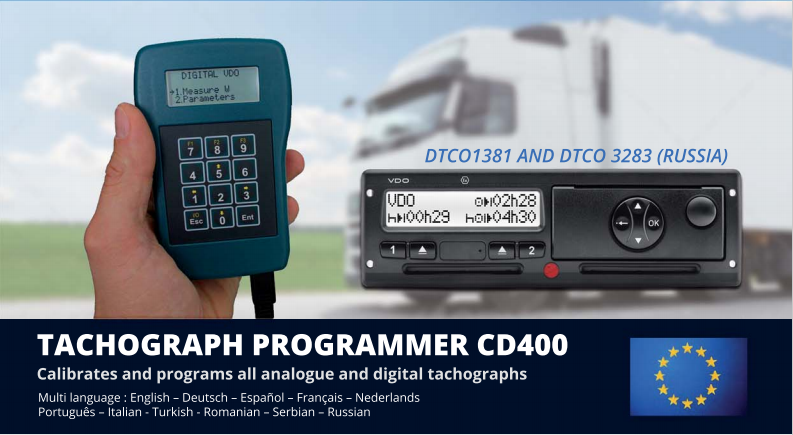 Tacho Programmer Tachograph Programmer CD400 Blue Color