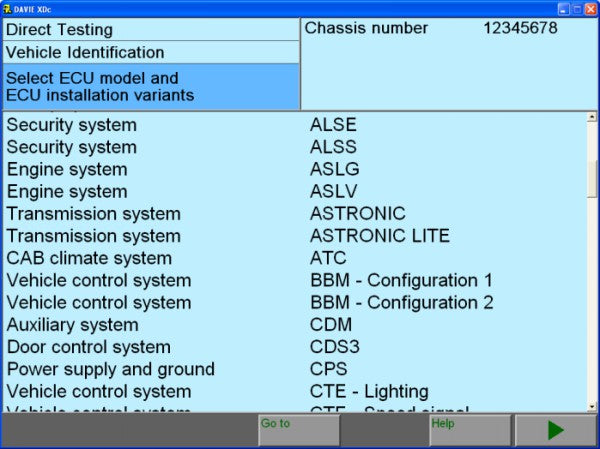 DAF VCI-560 Software