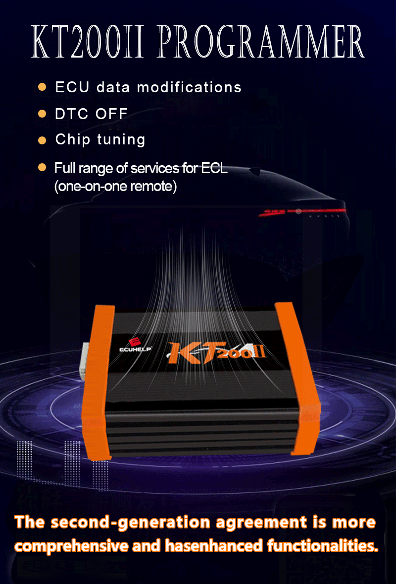 ECUHELP KT200II Functions