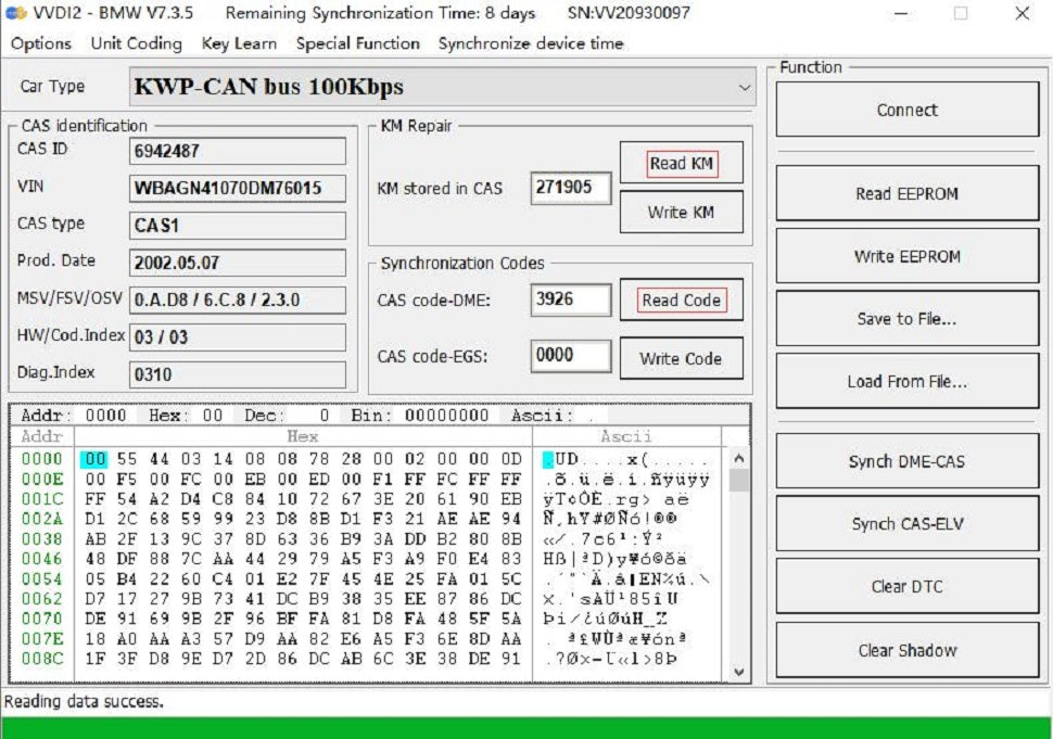 Godiag CAS1 CAS2 B-MW Mechanical Key Test Platform