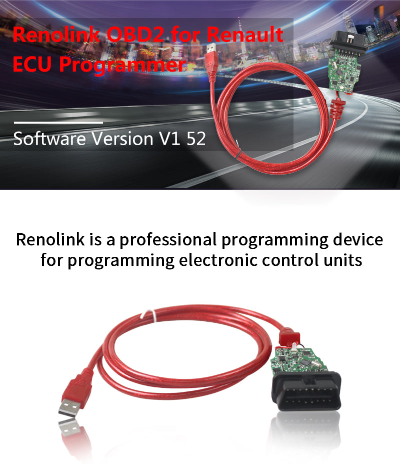 Renolink OBD2 ECU Programmer V1.52