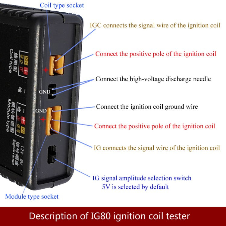 IG80 Automotive Ignition Coil Tester