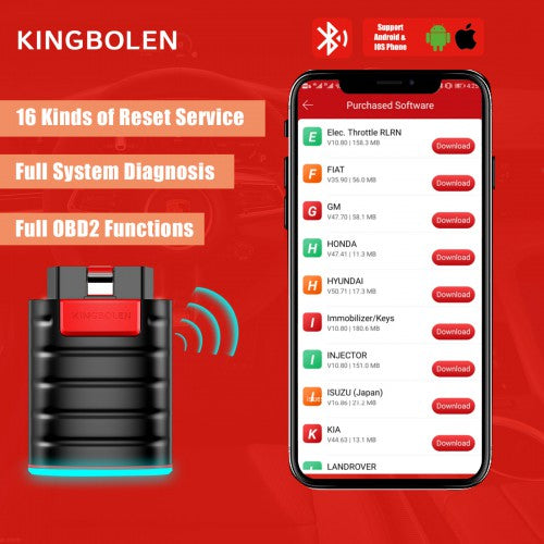 KINGBOLEN EDIAG Full System