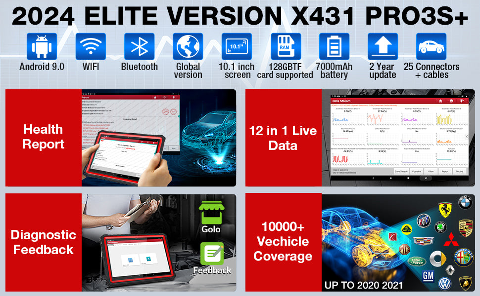 LAUNCH X431 PRO3 S+ V5.0