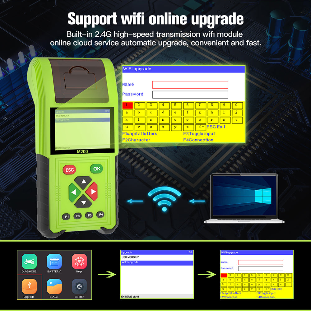 ToPDiag M200 Motorcycle Diagnostic Scanner