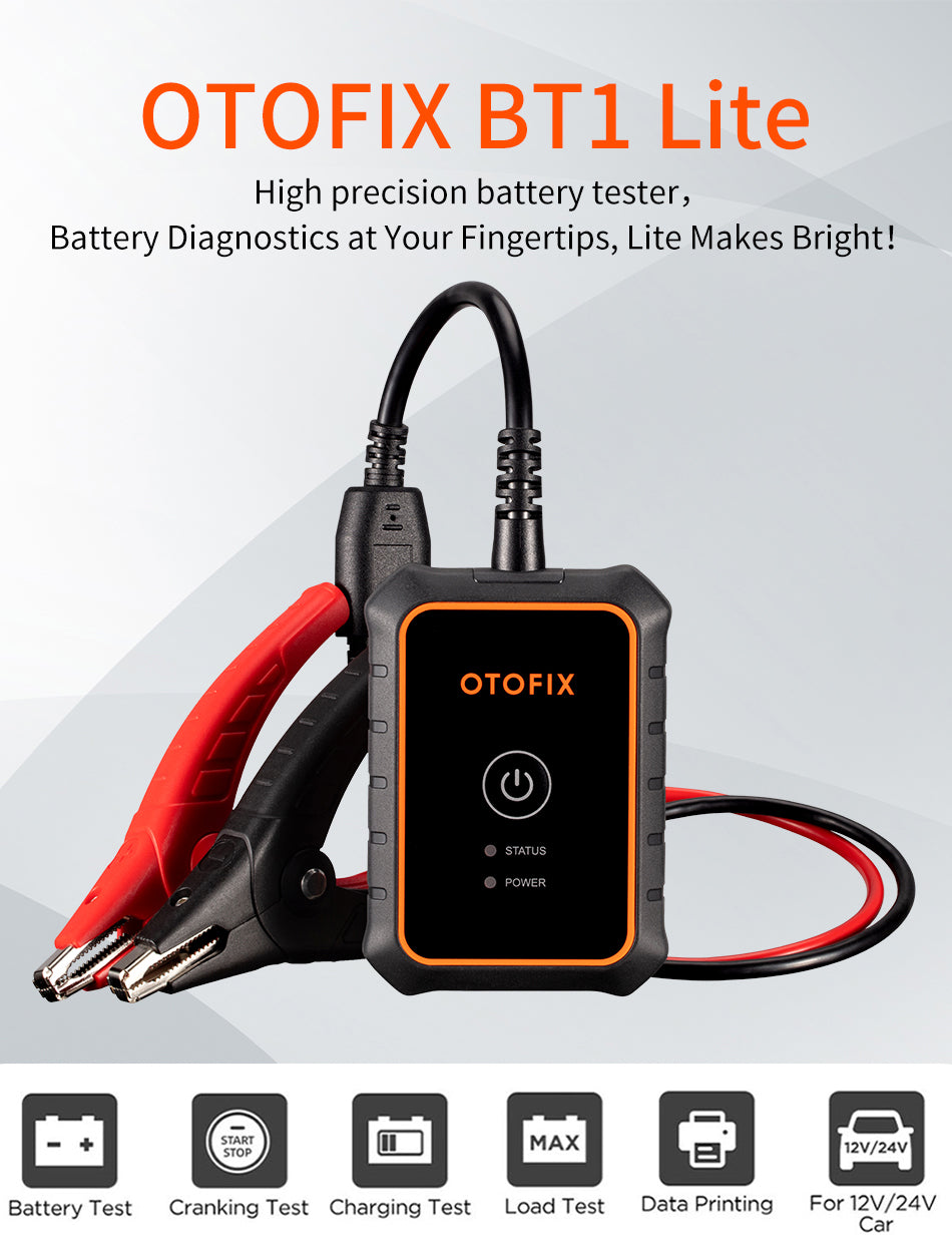 Autel OTOFIX BT1 Lite Car Battery Analyser Auto Diagnostic Tool OBD2 S –  VXDAS Official Store