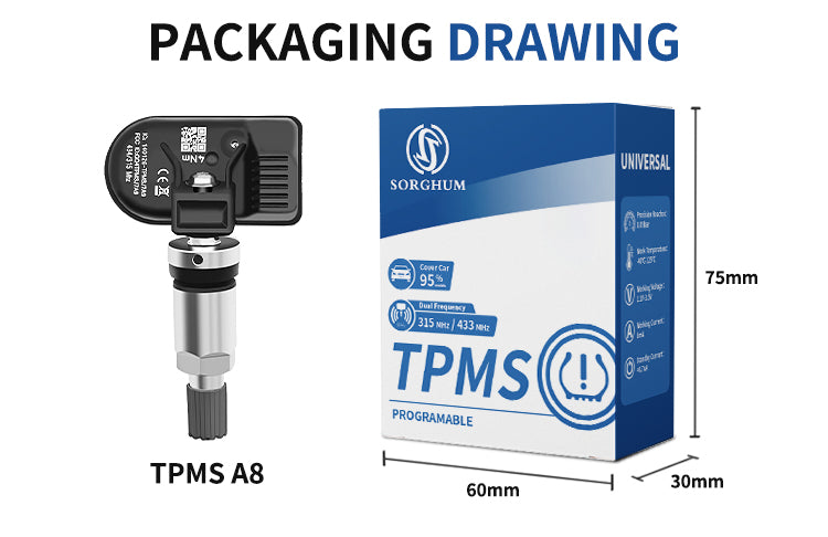 A8 Mate TPMS Tire pressure sensor programmable