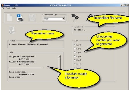 how to use Original TANGO Key Programmer