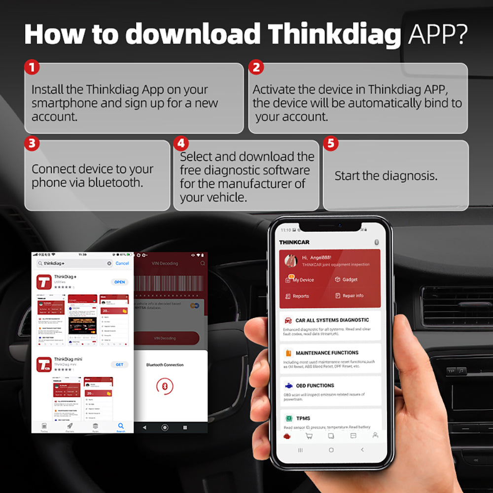How to download Thinkdiag APP?