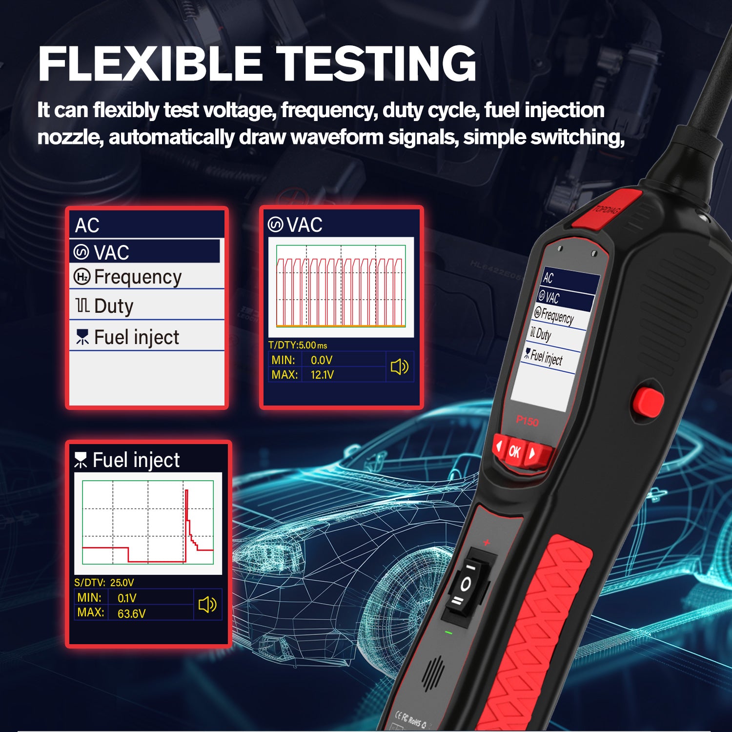ToDiag P150 Battery Electrical Circuit Tester