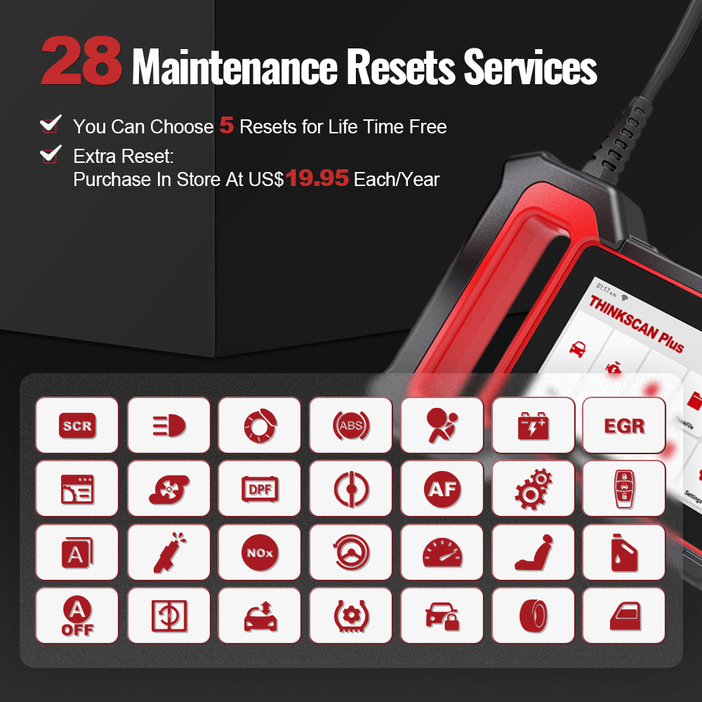 28 Reset Services 5 Optional reset lifetime Free