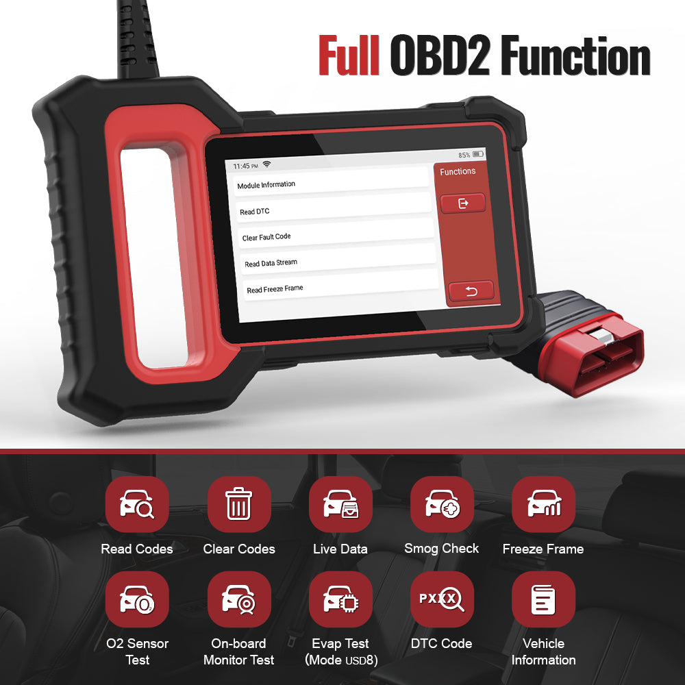 ソフトパープル Car Scanner Thinkscan Plus S2, OBD2 Scanner ABS SRS Check Engine  Car Code Reader Automotive Diagnostic Scan Tool with 28 Reset Functions, 5