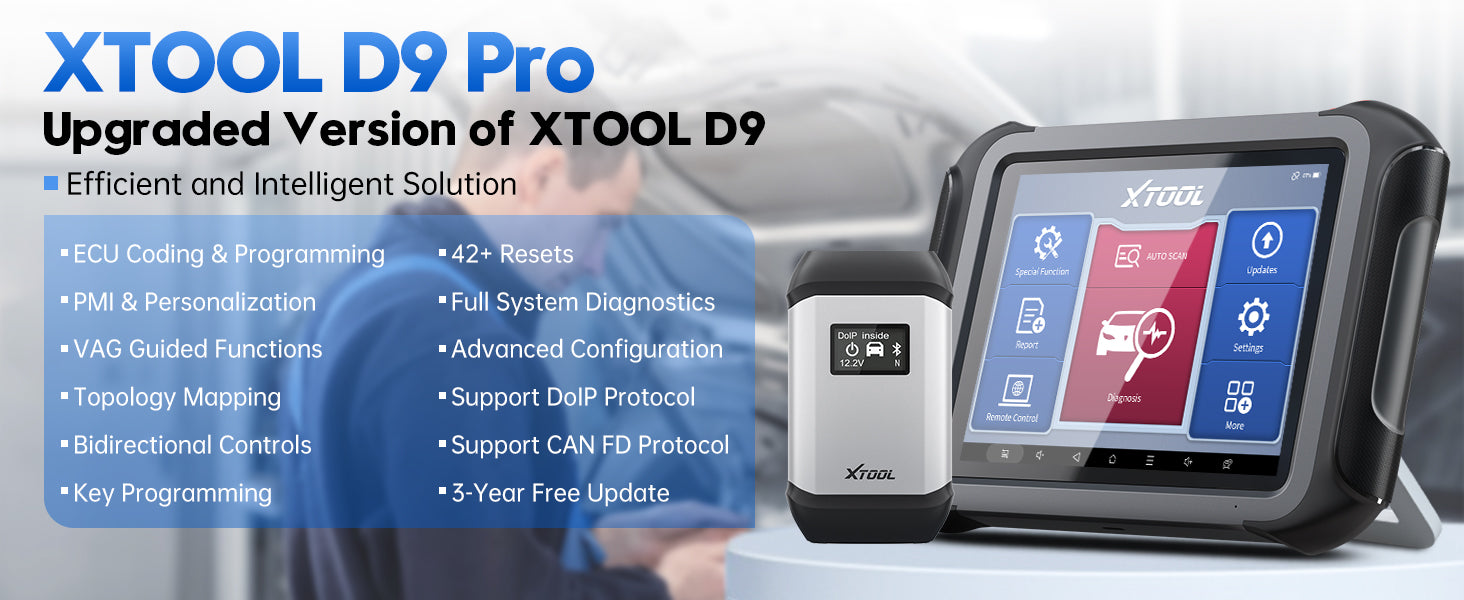 XTOOL D9S PRO System Diagnostics