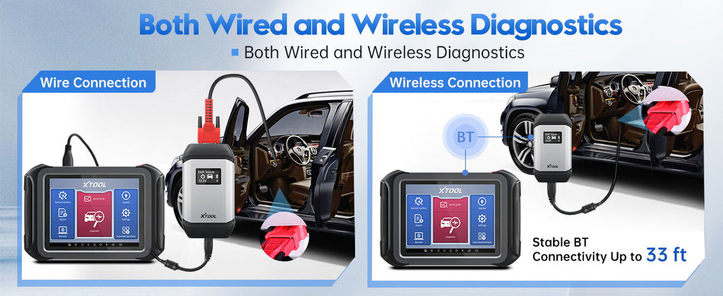 XTOOL D9S PRO Wired Wireless Diagnostics