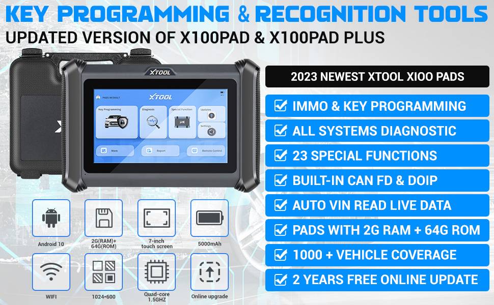 XTOOL X100 PADS Key Programmer