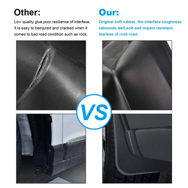best tesla model y mud flaps compare with others