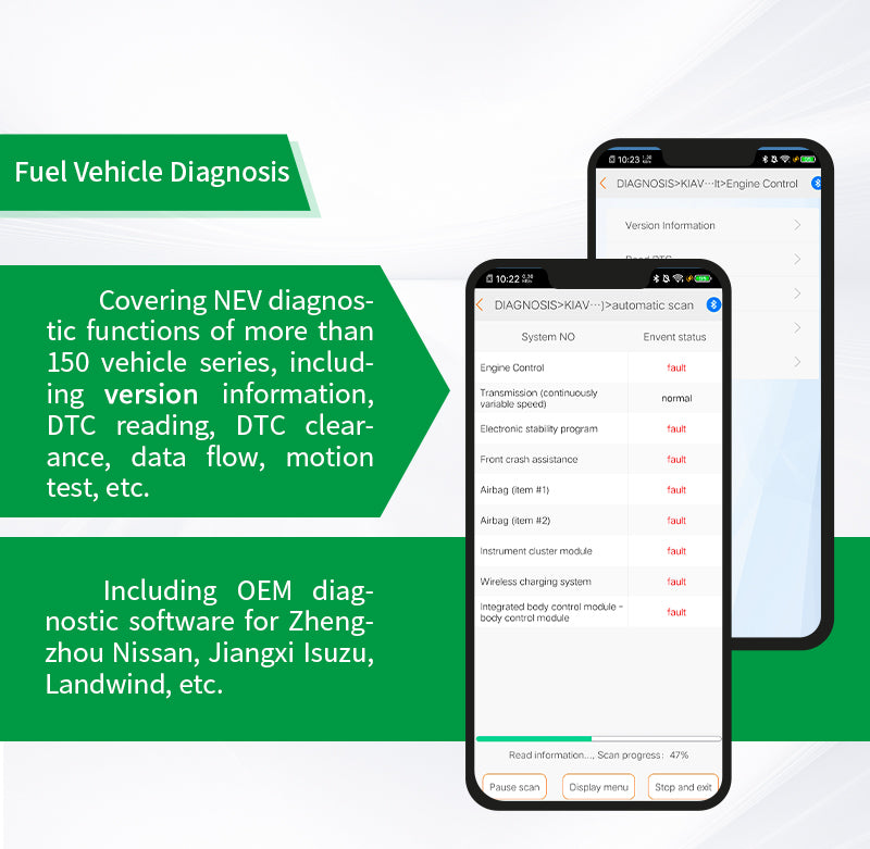 EV Diagnostic Tool Fuel Vehicle Diagnosis