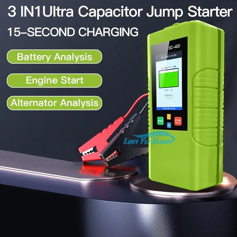 TopDiag SC-400 Super Capacitor Car Jump Starter Fast Charge emergency starter Power Bank