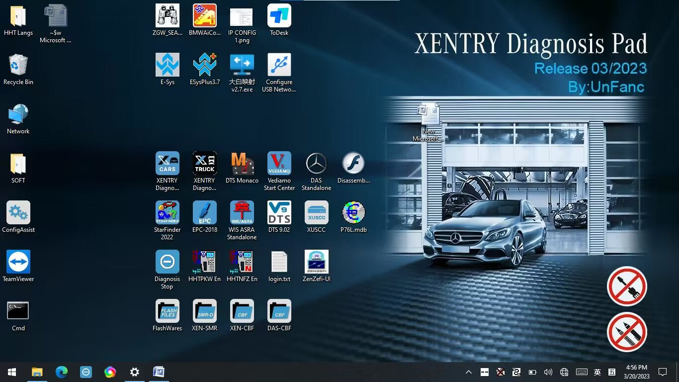 SUPER MB PRO M6+ Software : Operating system: Win10 64WWI Mercedes-Benz software: V2023.3, supports the detection of various models of Mercedes-Benz cars and trucks DAS Standakone 2023.3, Mercedes-Benz Diagnostic Assistance System WIS: 2021.10, supports maintenance data of various Mercedes-Benz models EPC:  2018.11, Starfinder 2022 DTS: 9.02 Super Engineer Software BMWAicod BMW hidden software