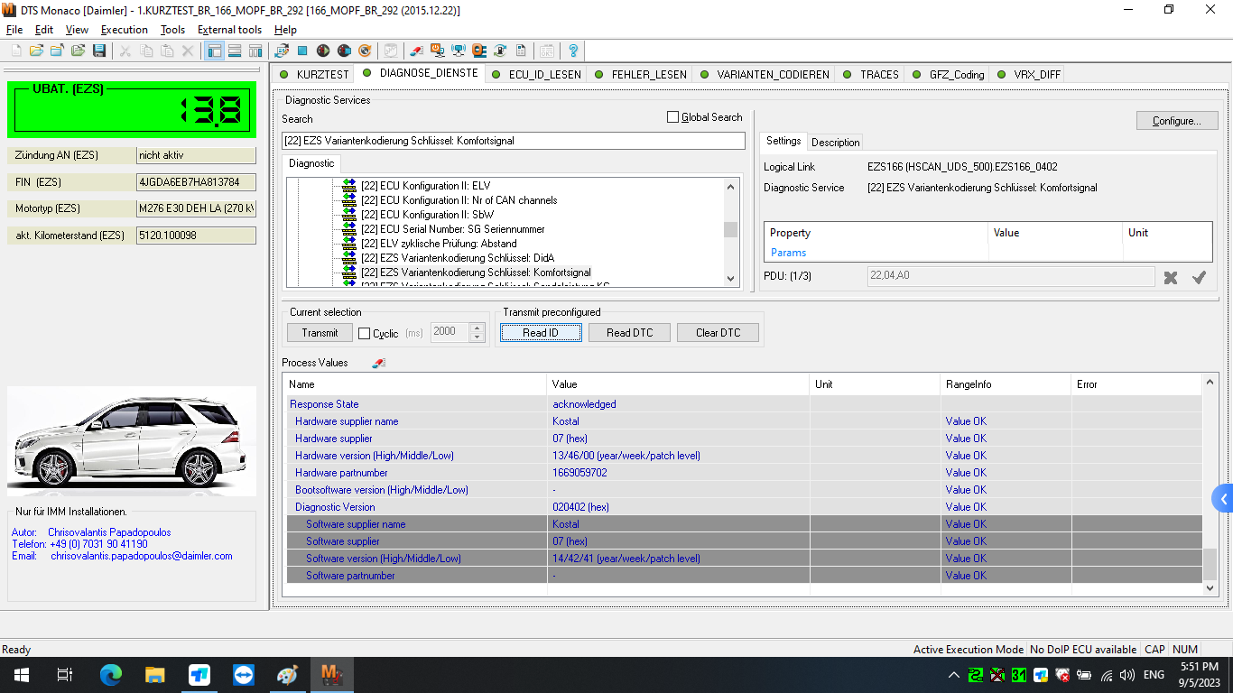 V2023.09 Star Diagnostic Software with Xentry/DAS/EPC/WIS/Vediamo/DTS Installed HDD/SSD