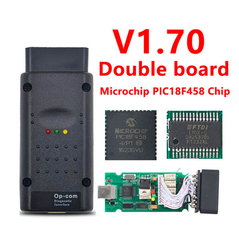 V1.70 Double Board Microchip PIC18F458 Chip