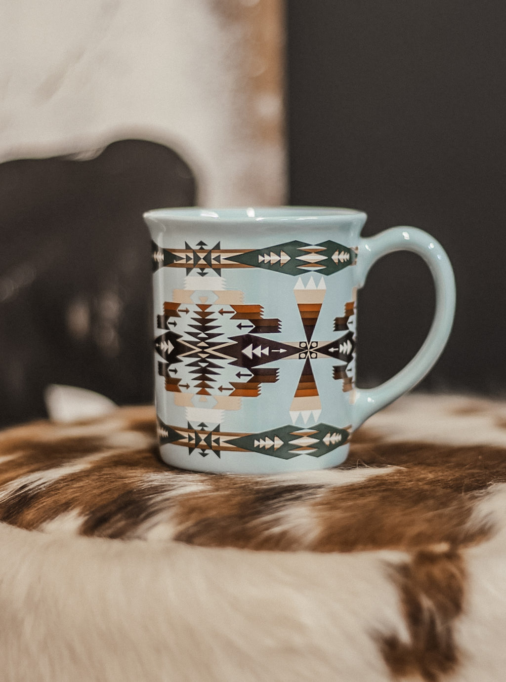 PENDLETON 12OZ HIGH DESERT CERAMIC MUG SET OF 4 - FRINGE WESTERN WEAR