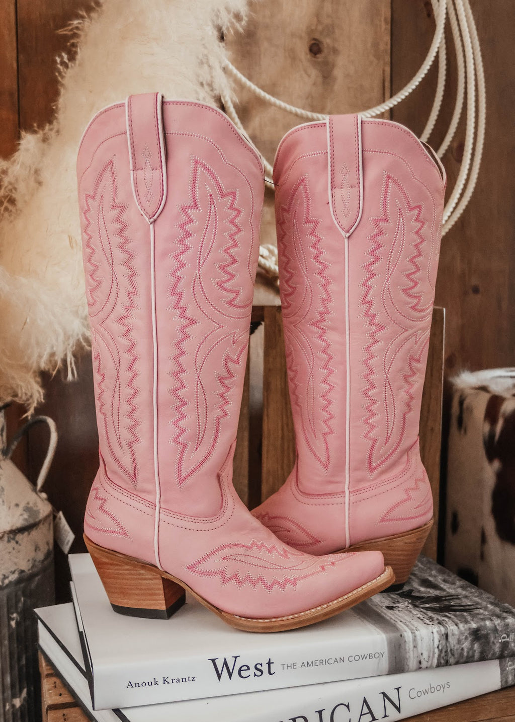 The Ariat Haut Pink Suede Casanova Boots – Western Vogue Boutique