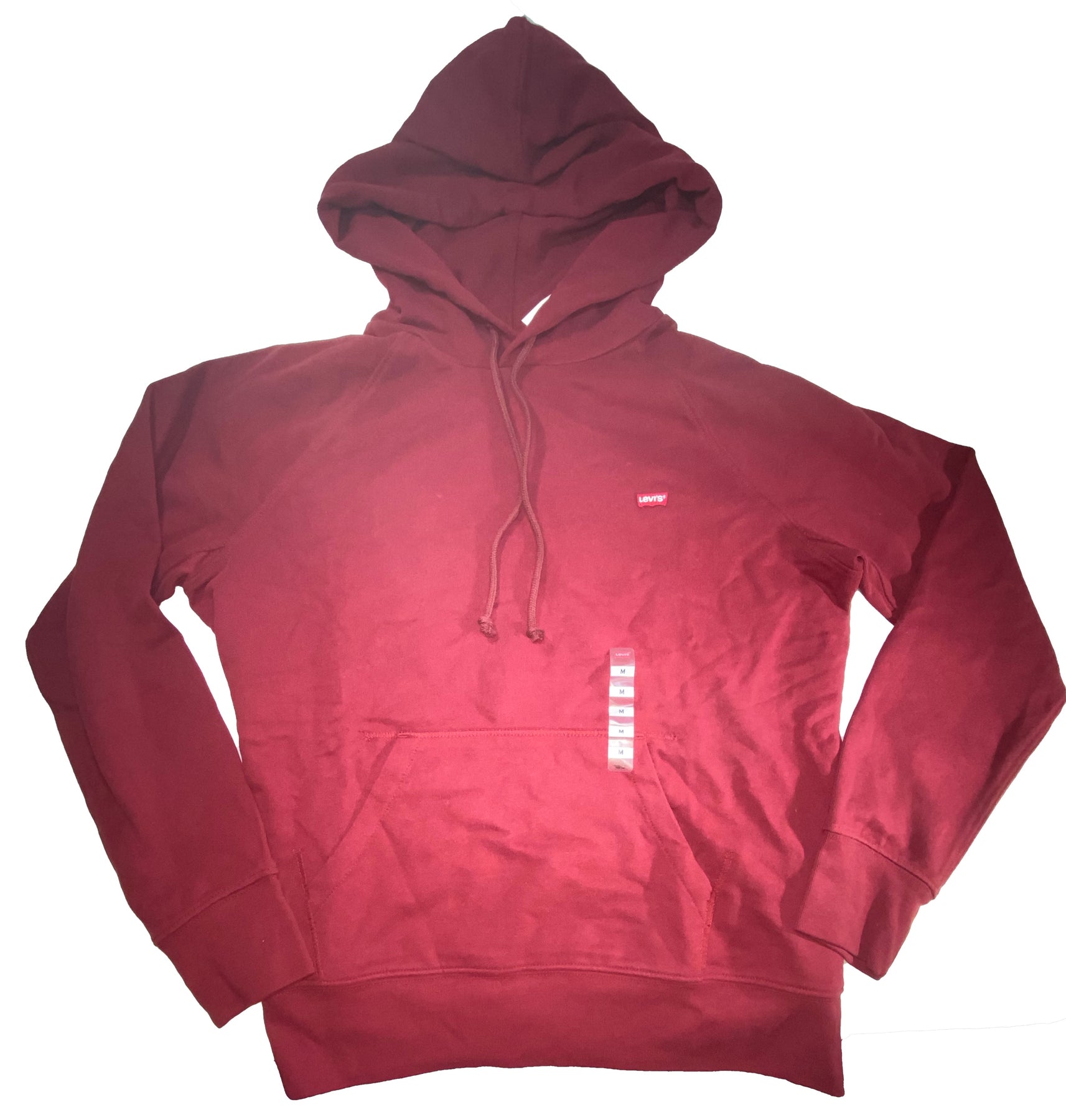 levi's burgundy hoodie