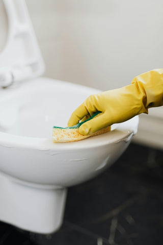 cleaning hard water stains in toilets