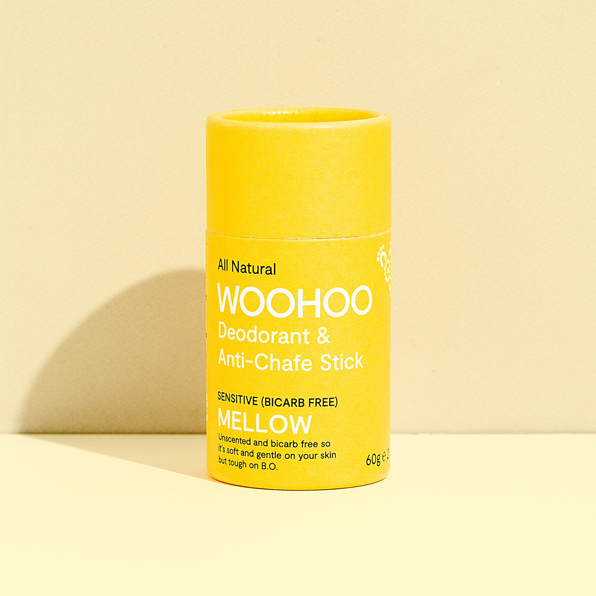 Image of Woohoo All Natural Deodorant Stick Mellow 60g