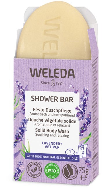 Image of Weleda Shower Bar Lavender & Vetiver 75g