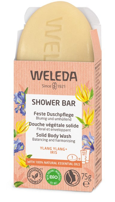 Image of Weleda Shower Bar Ylang Ylang & Iris 75g
