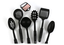 Load image into Gallery viewer, 2TRIDENTS Utensil Set Silicone Baking &amp; Cooking Kitchenware Set Silicone Kitchenware Set Essential Utensils (Black)