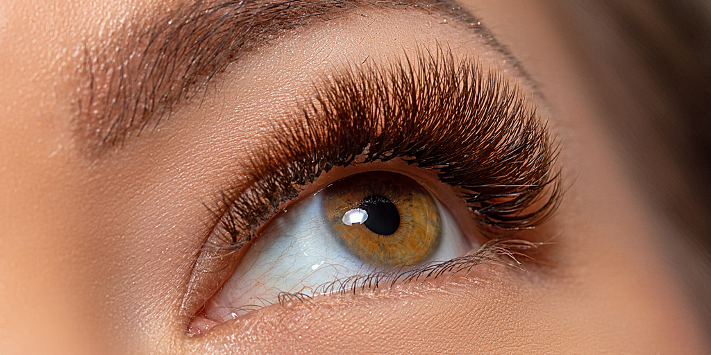 Brown Lash Extensions