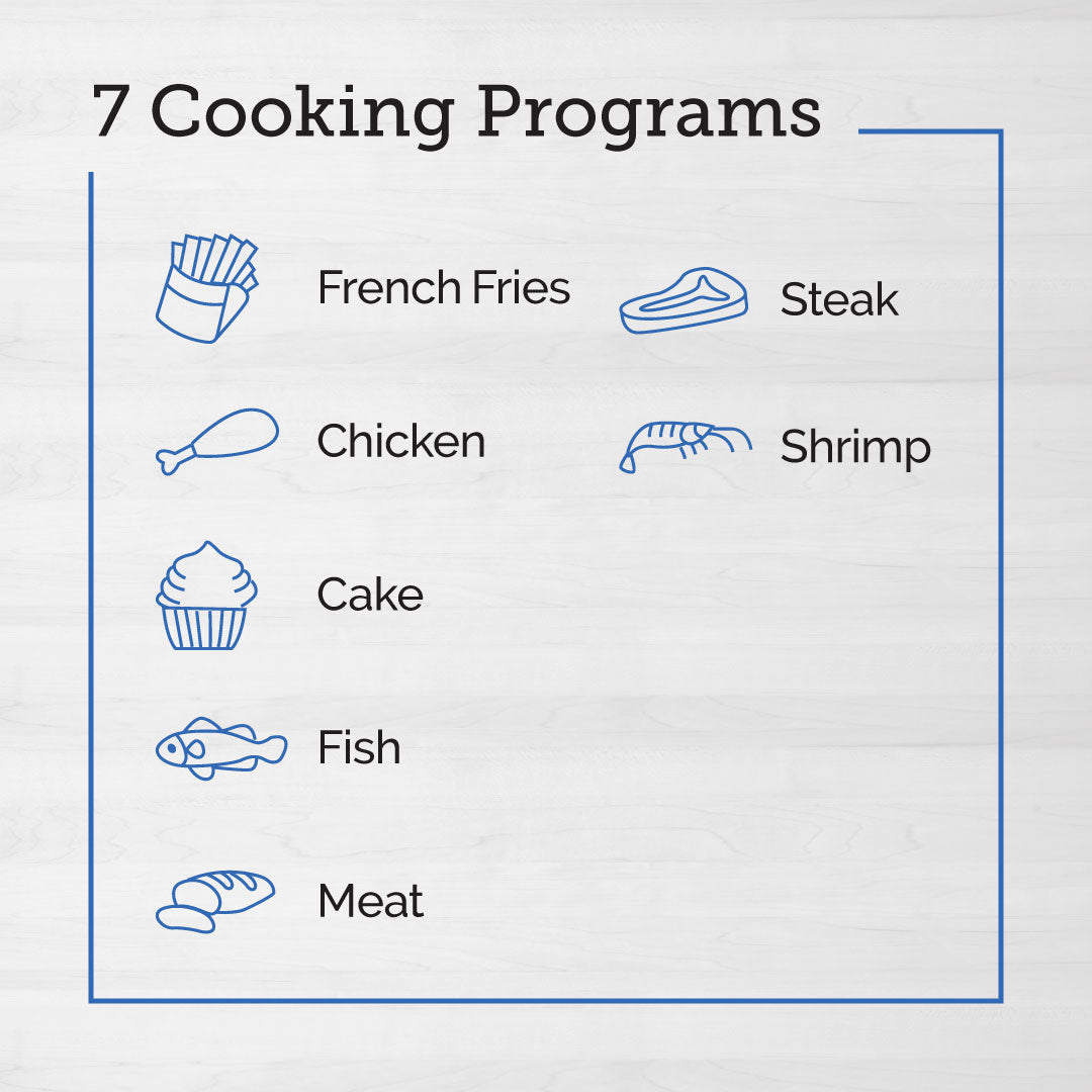 CENTON TheraD Digital Air Fryer | 7 Cooking Programs