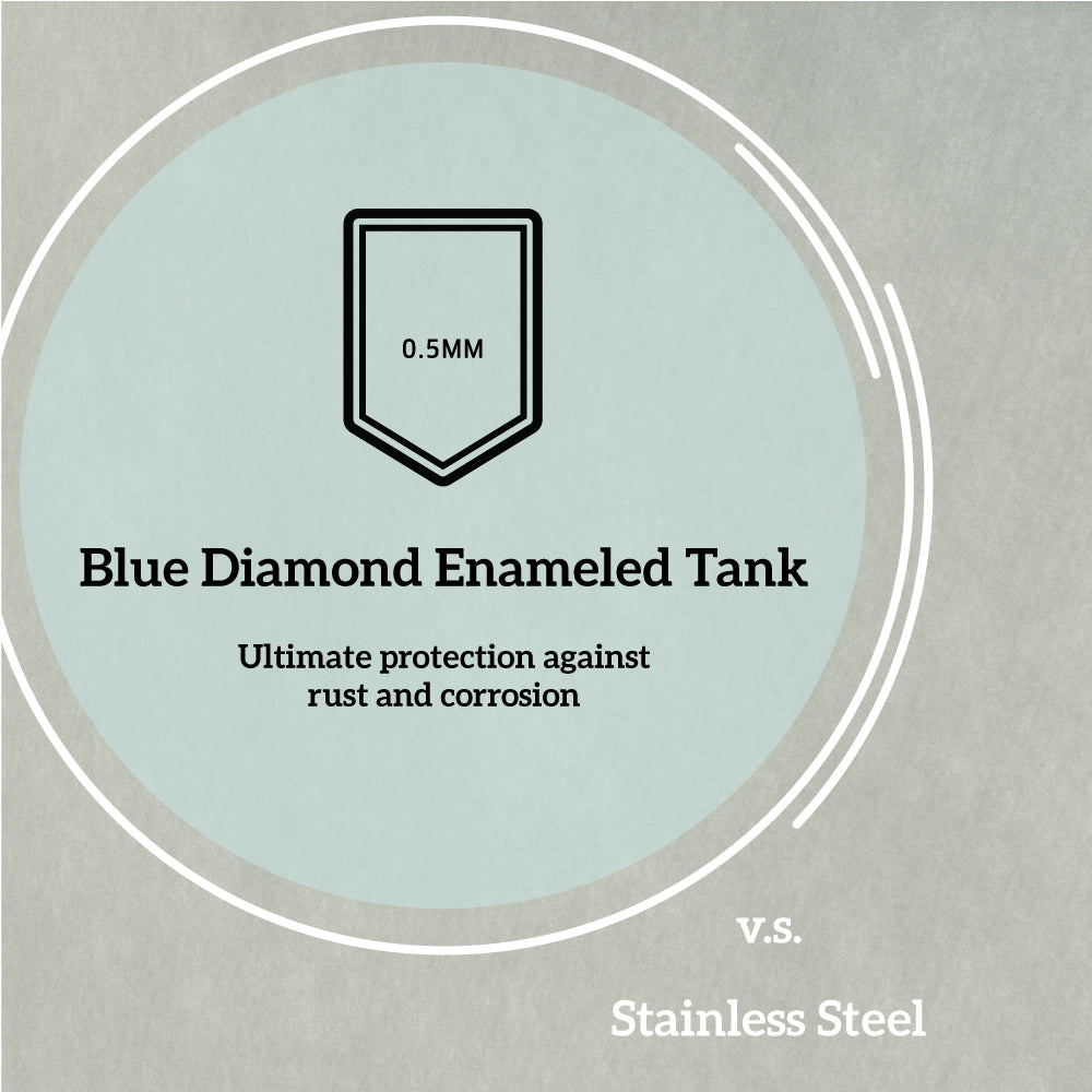 CENTON Neptune Series | Above Ceiling Storage Water Heater | Blue Diamond Enameled Tank