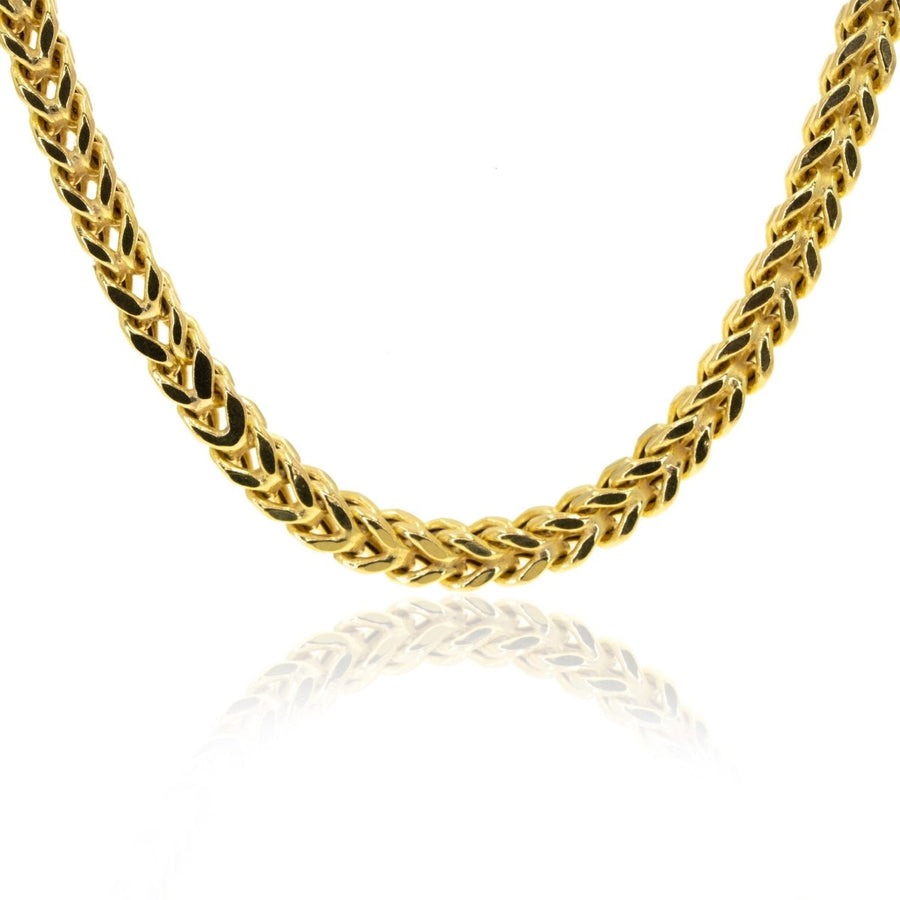 14KT Yellow Gold Square Franco Chain – Giorgio Conti Jewelers
